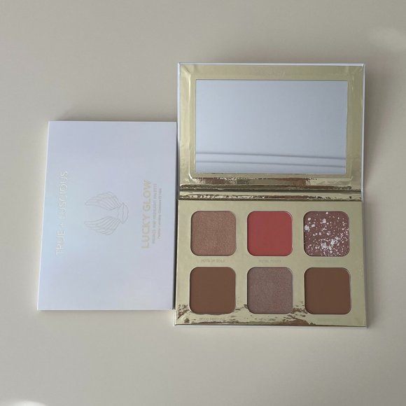 TRUE + LUSCIOUS Lucky Glow Bronze Blush and Highlight Palette New - Picture 2 of 4